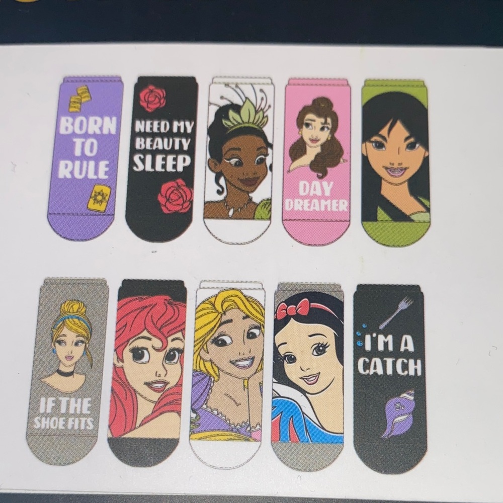 Disney Princess 10 pair low cut socks - Picture 3 of 5